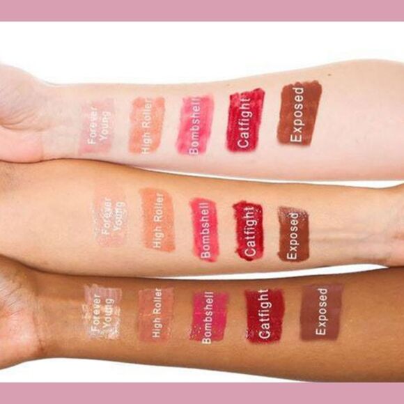 NIB LIQUE Cosmetics Lip Gloss Non-Sticky Vegan Formula - High Roller - Picture 8 of 11